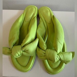 ALEXANDRE BIRMAN Soft Leather Knotted Clarita Sandals Shoes 39